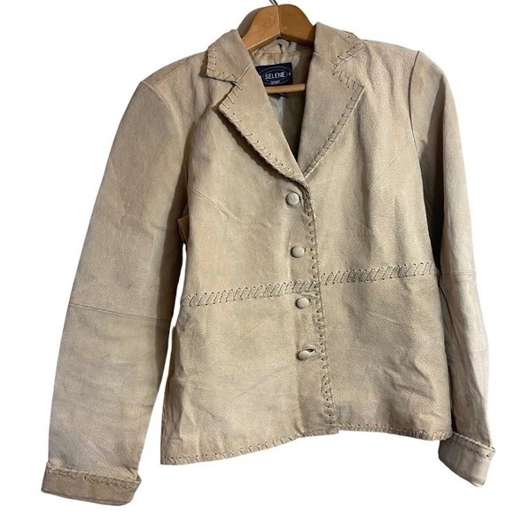 Vintage Selene Sport Genuine Leather Jacket Size Medium - Picture 3 of 12